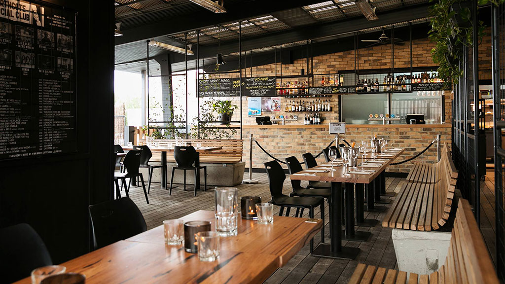 Commercial hospitality fitouts Melbourne recycled timber interior design melbourne timber revival australia