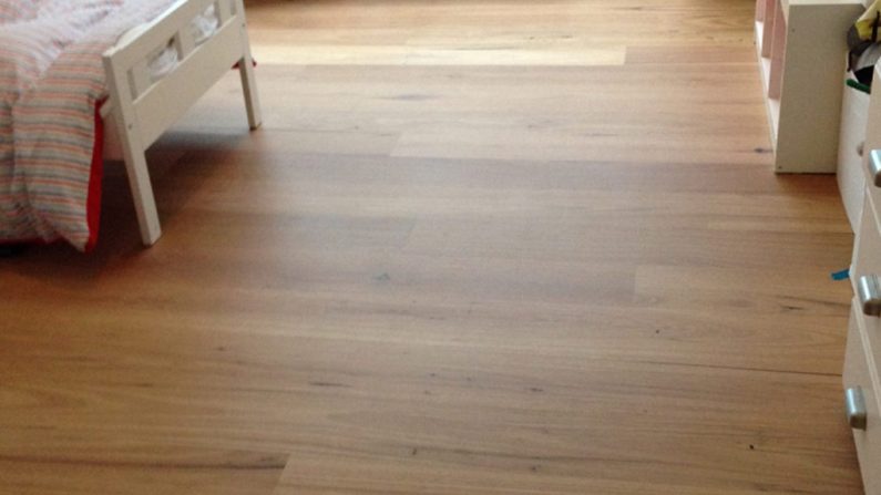 New Blackbutt flooring