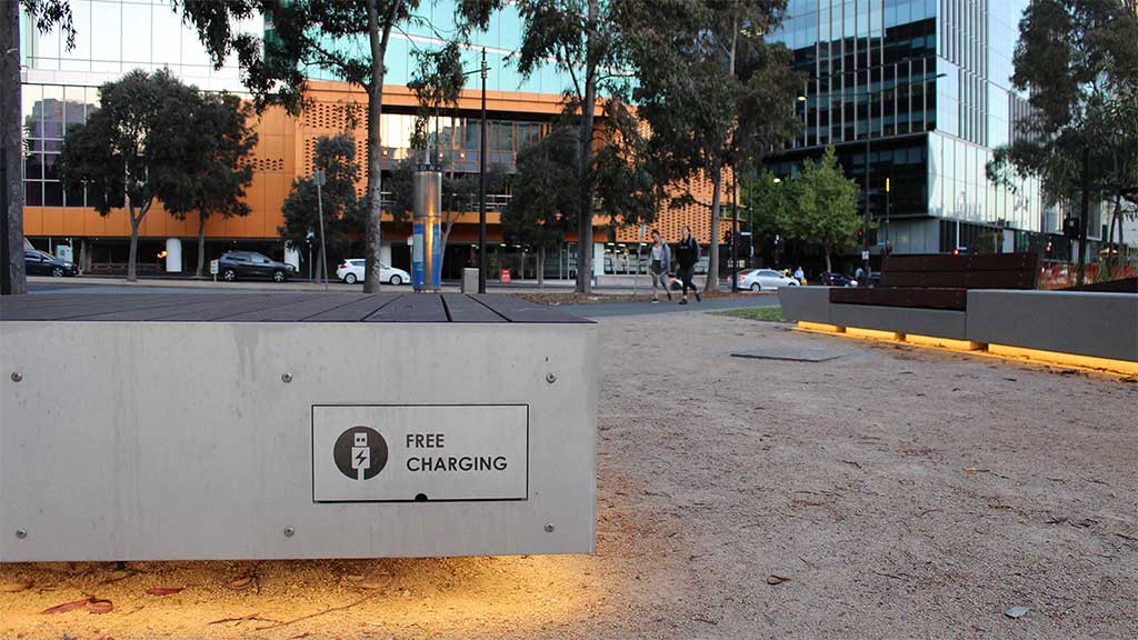 Commercial projects urban spaces recycled timber wood outdoor indoor external internal design cladding flooring boardroom table desk seating bench shelving battens melbourne australia timber revival MALA studio