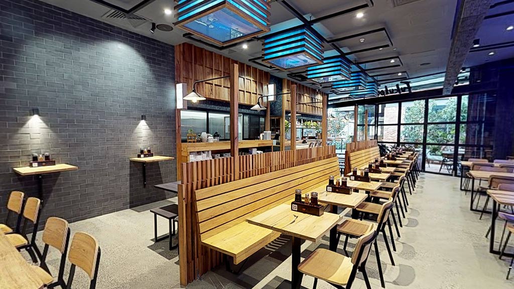 restaurant commercial fitout victoria melbourne recycled timber