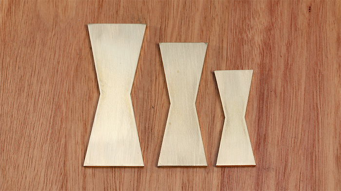 metal woodworking inlays brass copper round butterfly bowtie long lengths melbourne australia online shop shipping